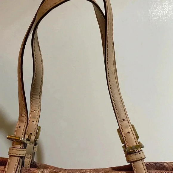 Michael kors bronze canvas hobo handbag - Picture 6 of 16